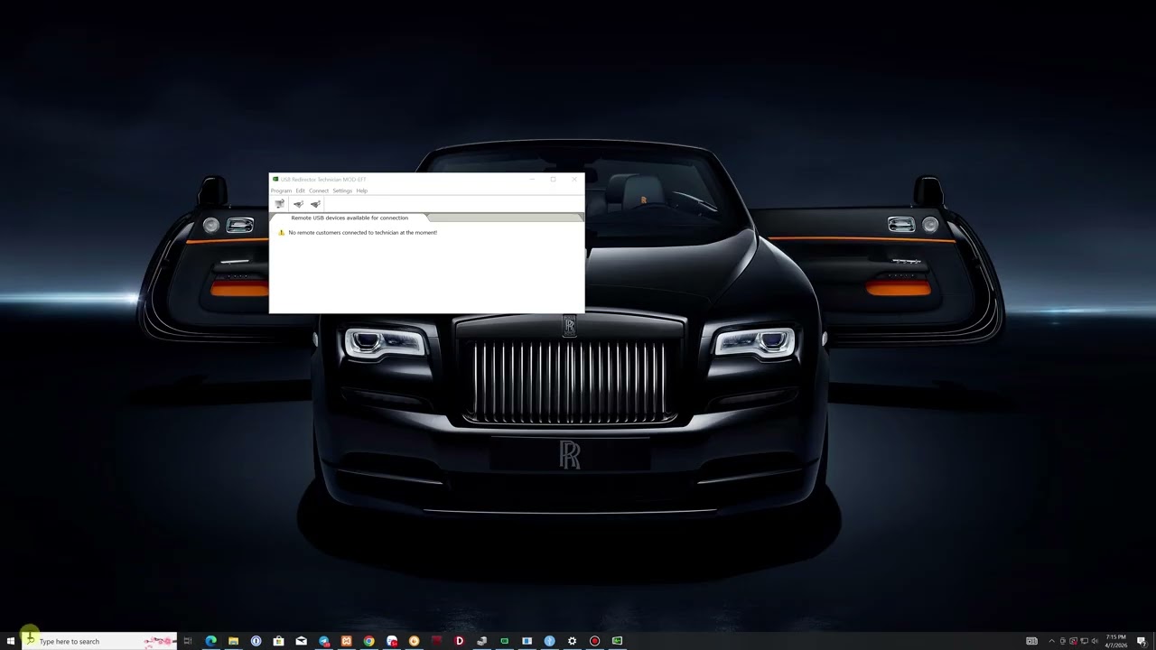 USB Redirector Technician Edition  Version 1.9.7 Auto Connect Devices No need Click Connect Comport